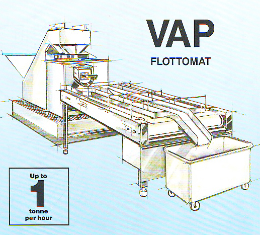 Конвейерная линия чистки картофеля VAP FLOTTOMAT FLOTT