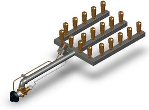 Heidebrenner Многорядная горелка AKK5