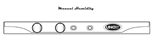 Unox Панель управления Manual конвекционных печей с пароувлажнением LineMiss Touch